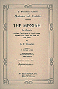 The Messiah SATB Vocal Score cover